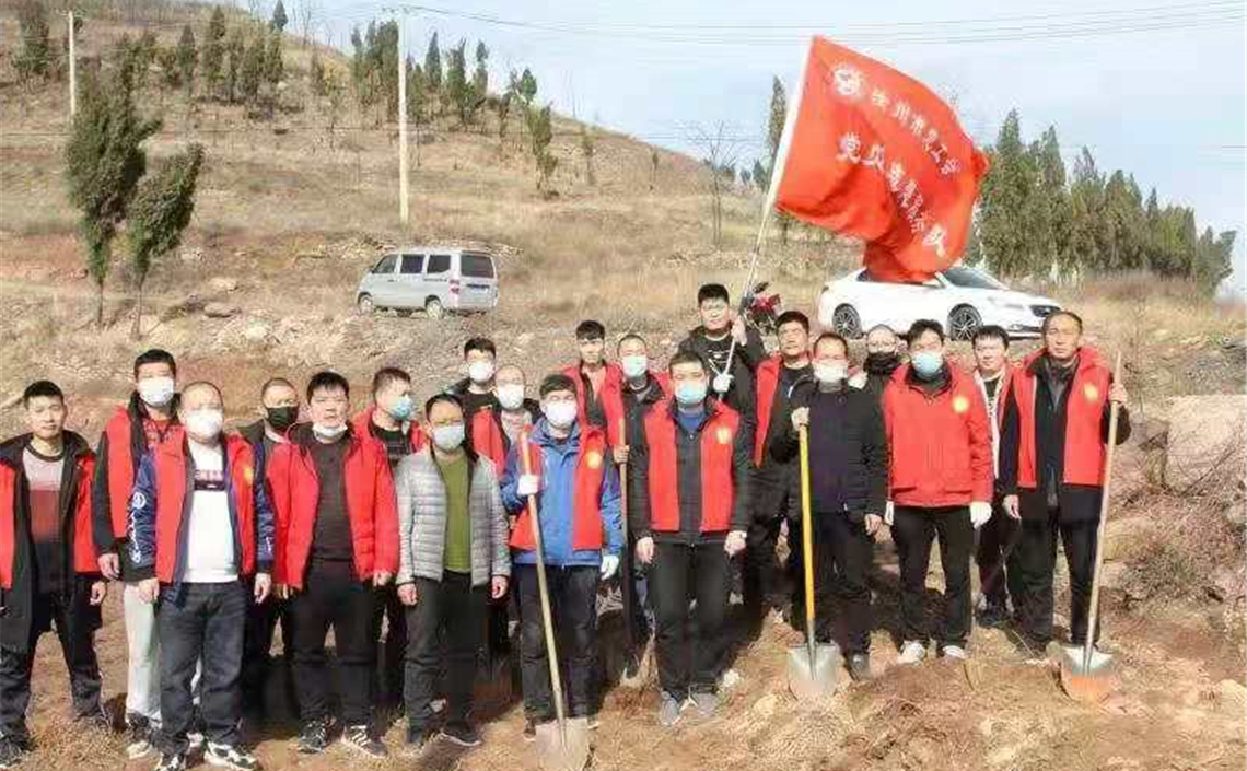 植树活动现场照片