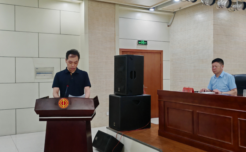 部门负责人作工作汇报