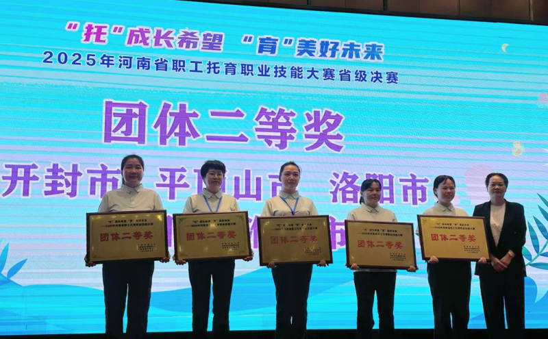 平顶山市荣获全省职工托育职业技能大赛团体二等奖