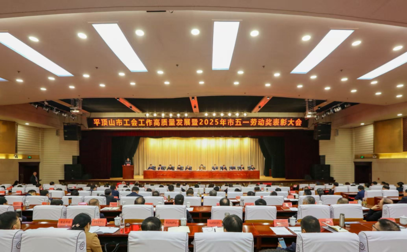 叶县在全市工会工作高质量发展暨2025年市五一劳动奖表彰大会上喜获大奖！