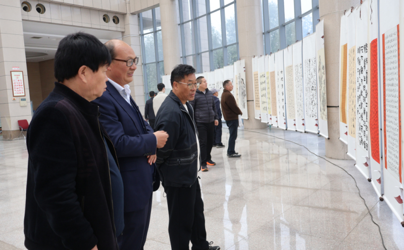 书法创作交流会开幕