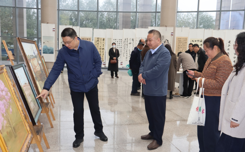 书法创作交流会开幕