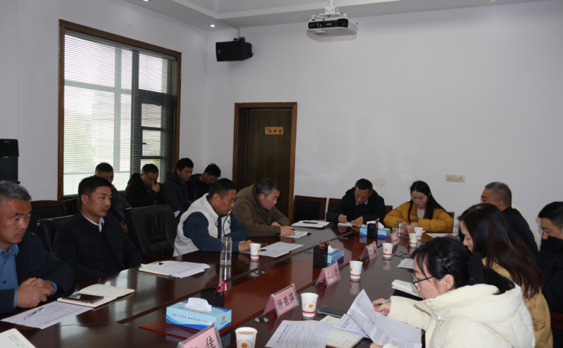 正在召开重点工作例会