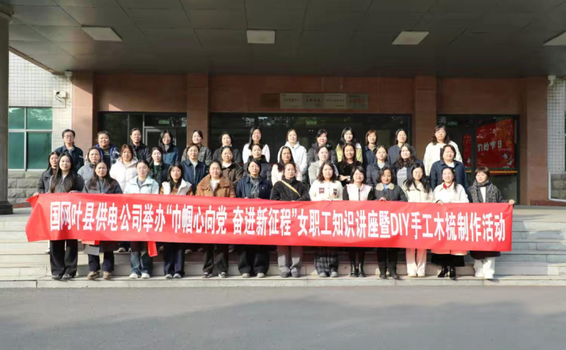 国网叶县供电公司开展2026年女职工知识讲座暨DIY手工梳子制作活动