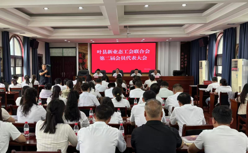 叶县新业态工会联合会成功完成换届选举工作