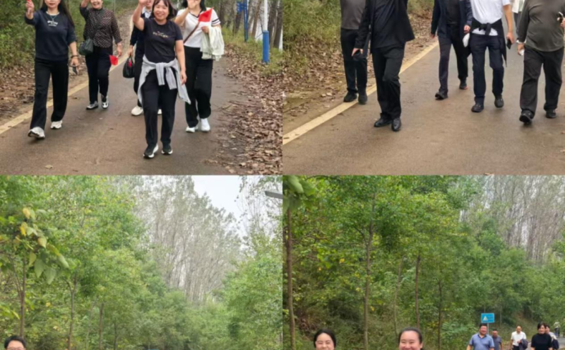 叶县教体局机关健步走活动圆满举行