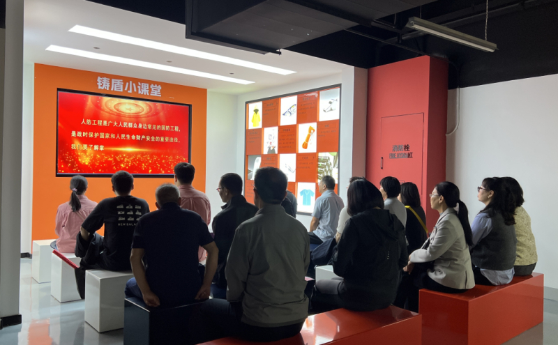 铭记九一八 奋进新征程｜新华区国动办、区总工会组织开展人防宣教活动