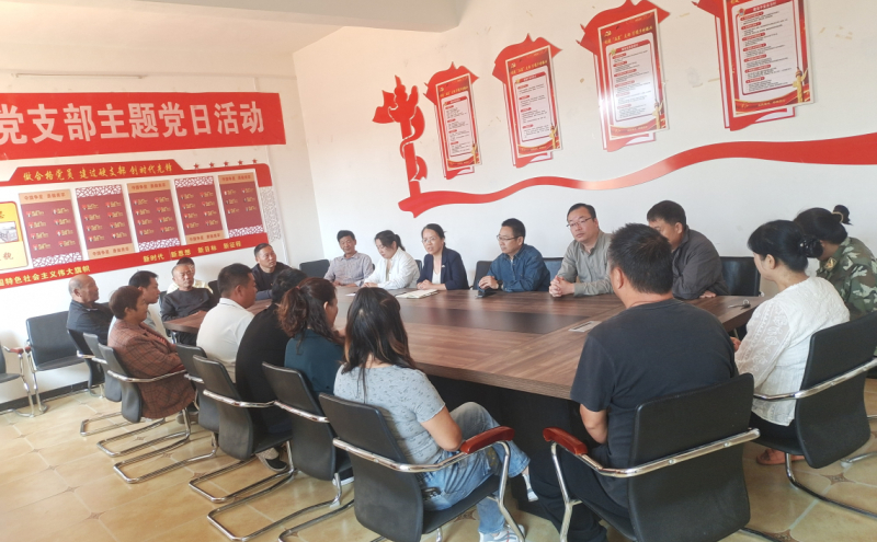 枣林镇张营村宣讲现场