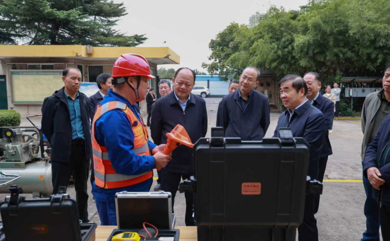 在平燃公司管网维修服务处实地检查