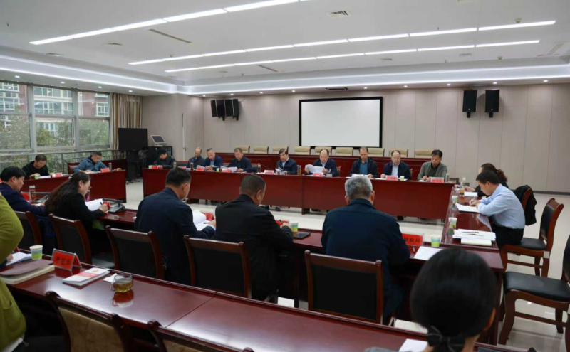 市人大“一法一条例”执法检查座谈会现场