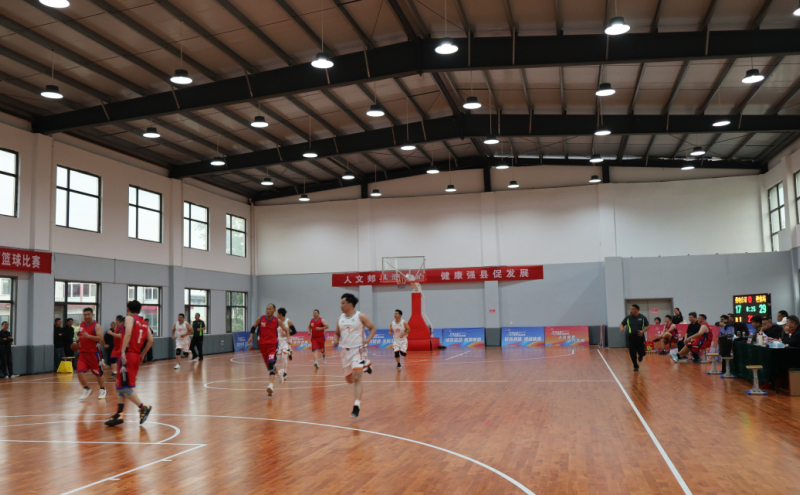 郏县2026年职工运动会“天晟杯”篮球赛火热开赛